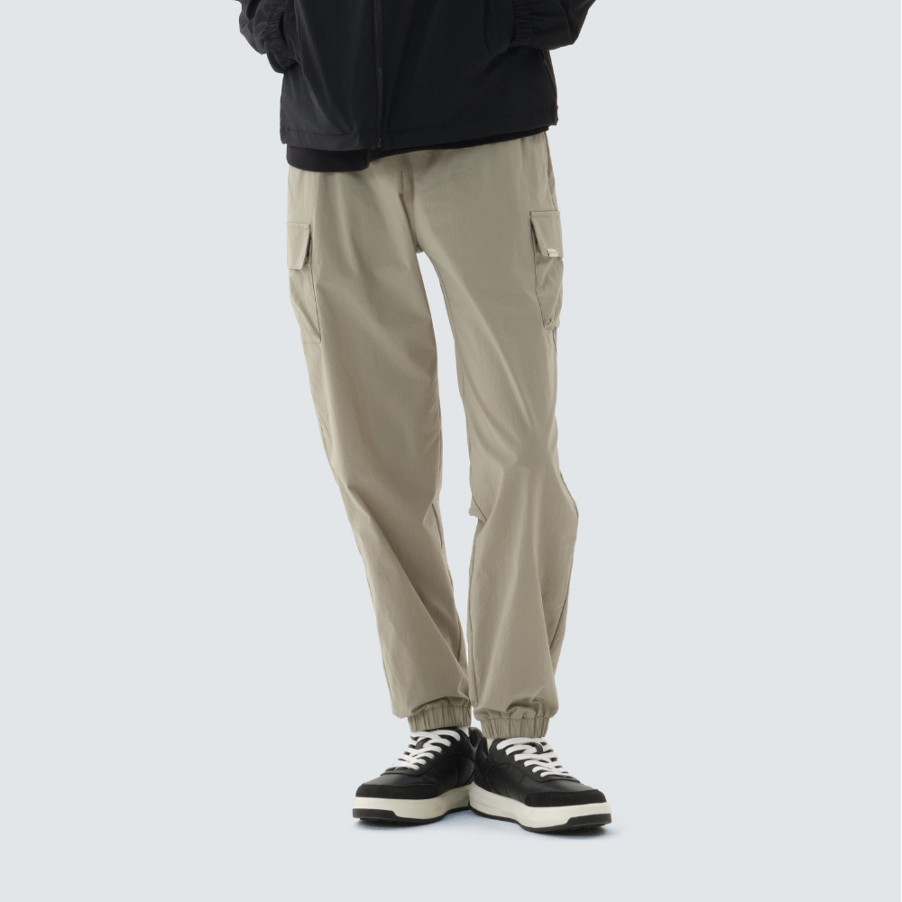 루트 여성 카고 조거 팬츠 Khaki Gray