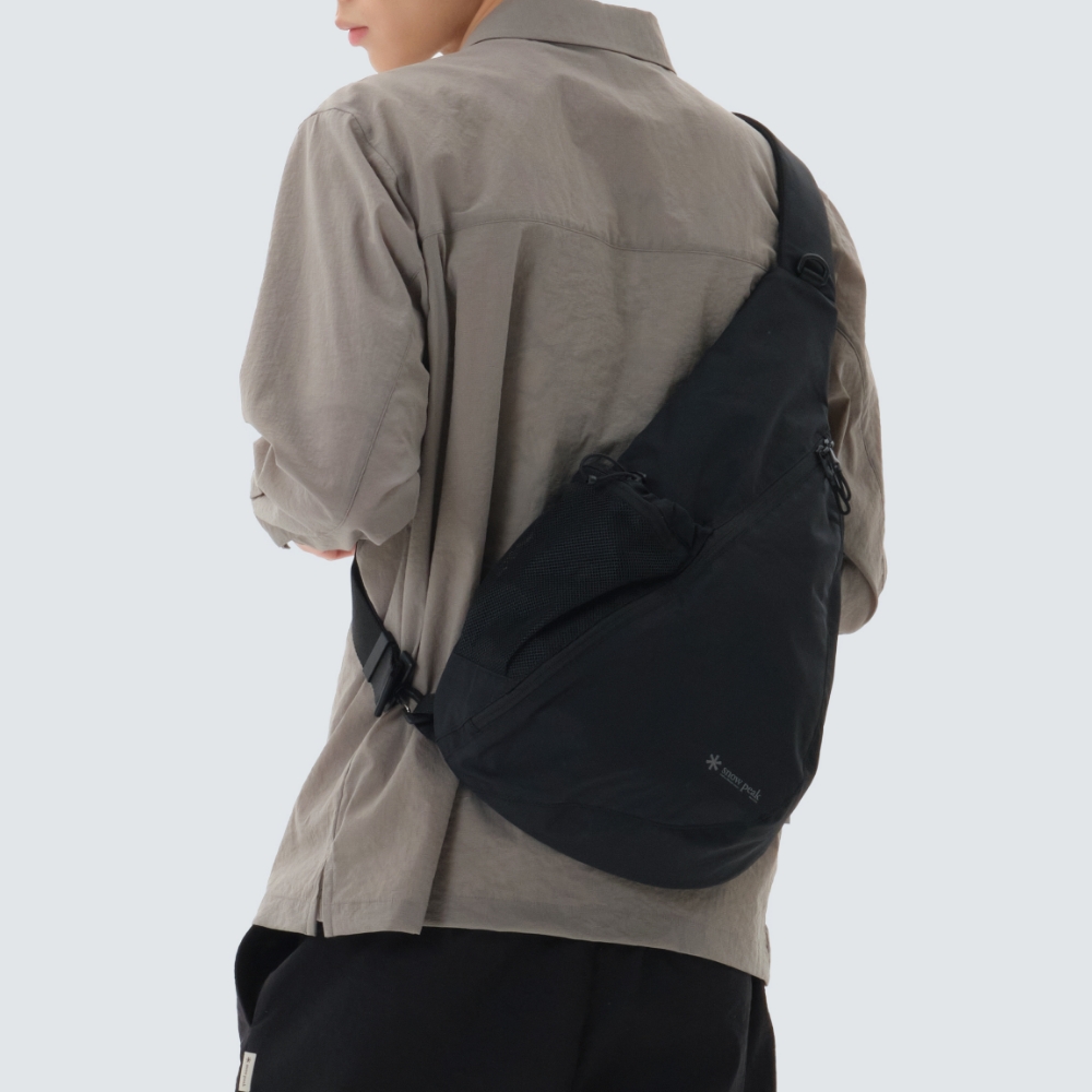 듀얼테크 메신저 슬링백 12L Black