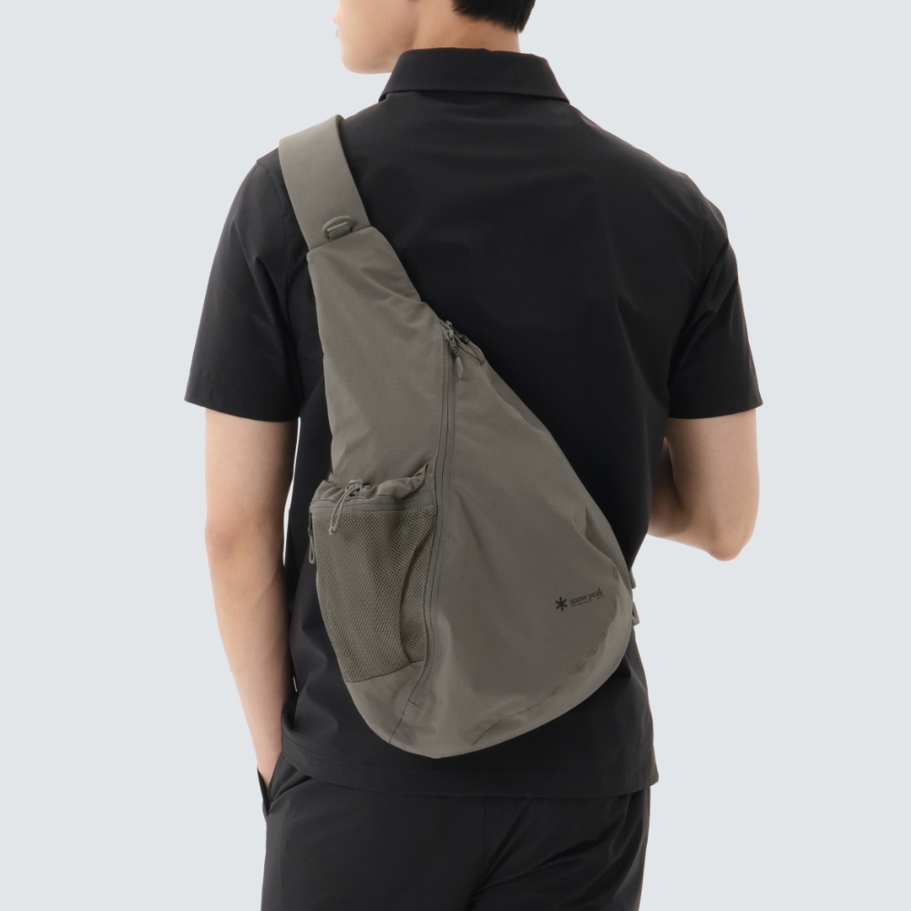 듀얼테크 메신저 슬링백 12L Dark Khaki