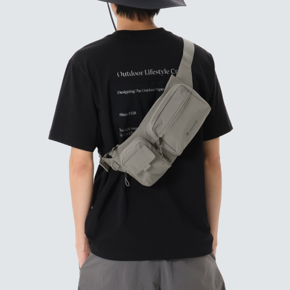 듀얼테크 힙색 2L Vintage Gray
