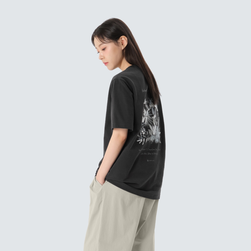 소로나 트로피컬 반팔 티셔츠 Dark Charcoal