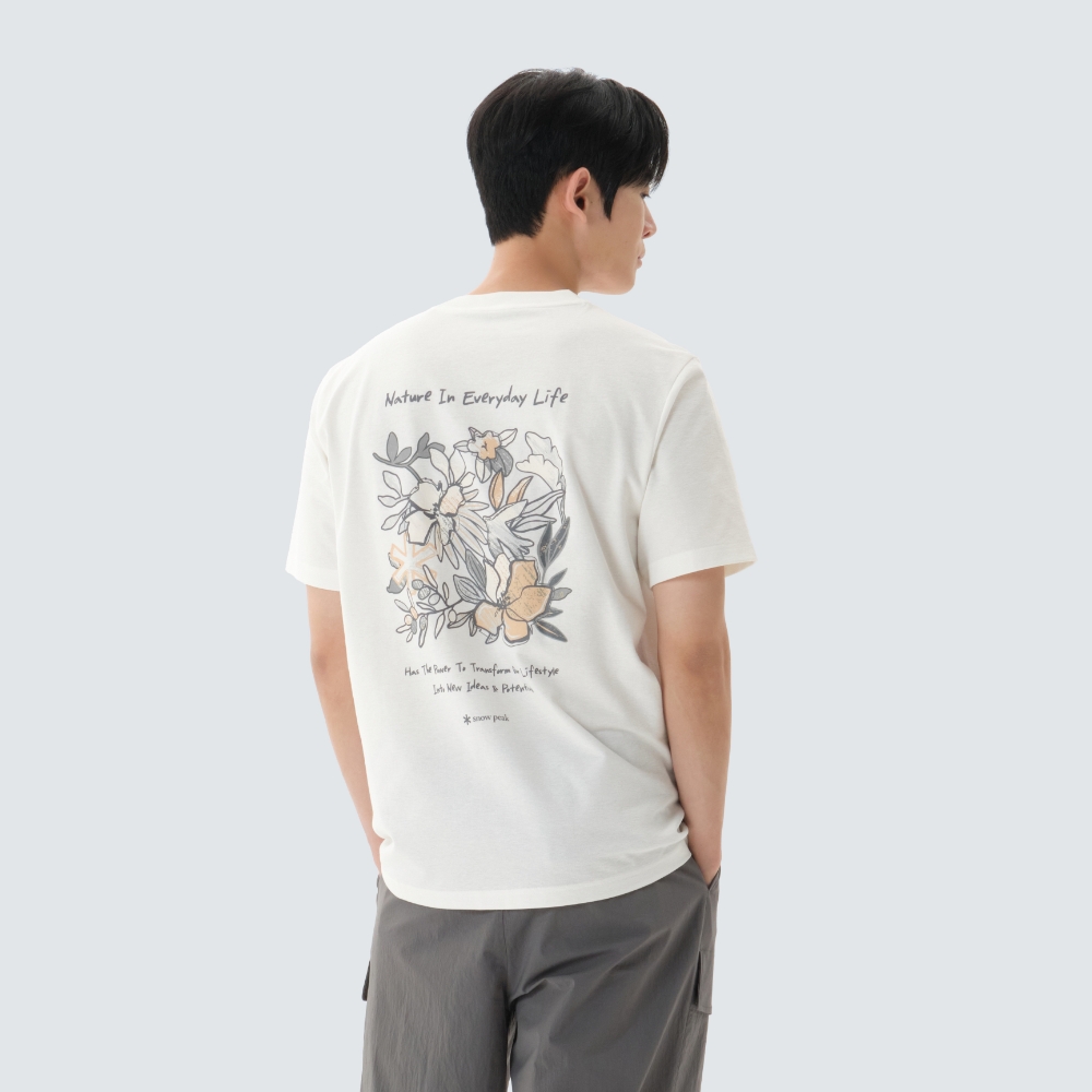 소로나 트로피컬 반팔 티셔츠 Off White