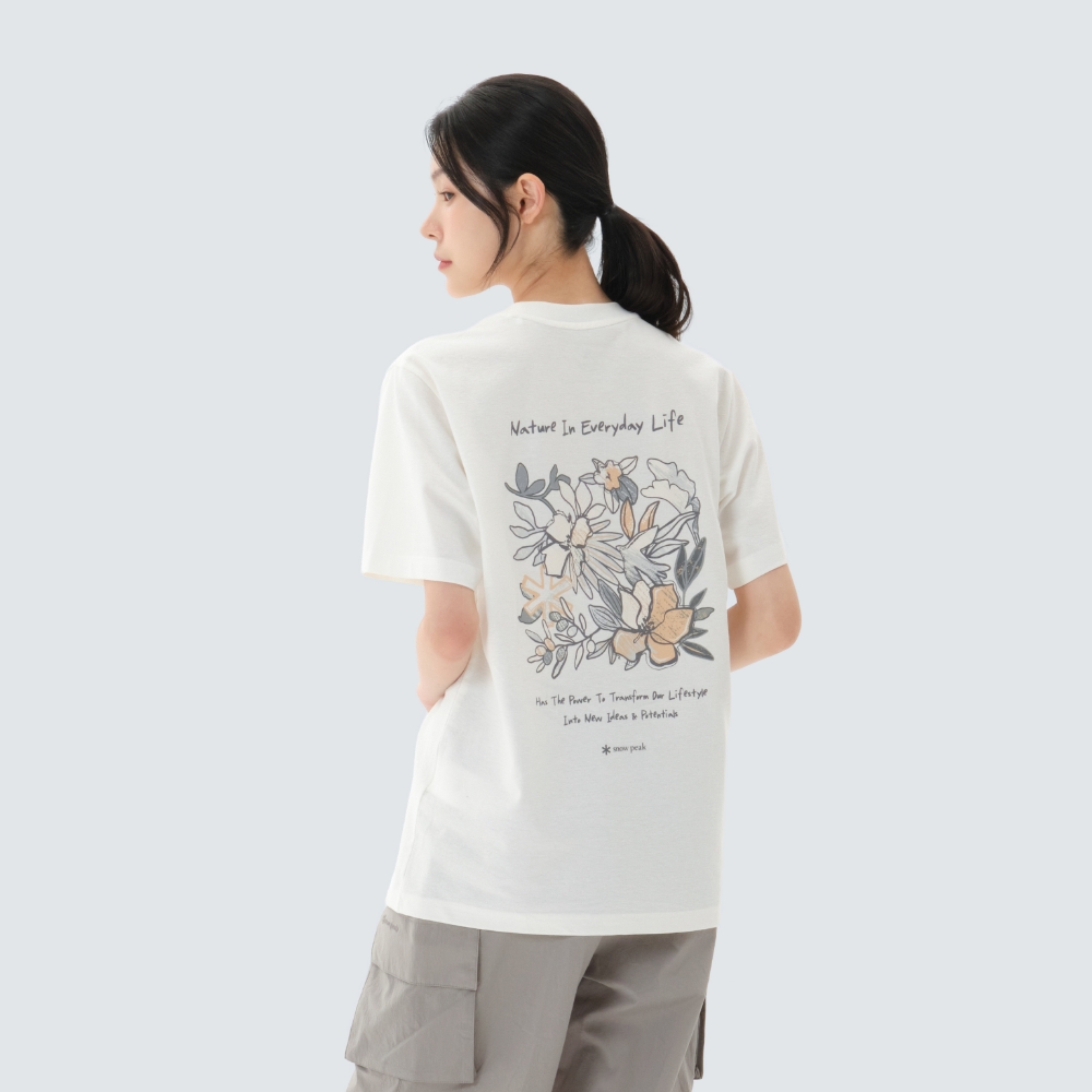 소로나 트로피컬 반팔 티셔츠 Off White