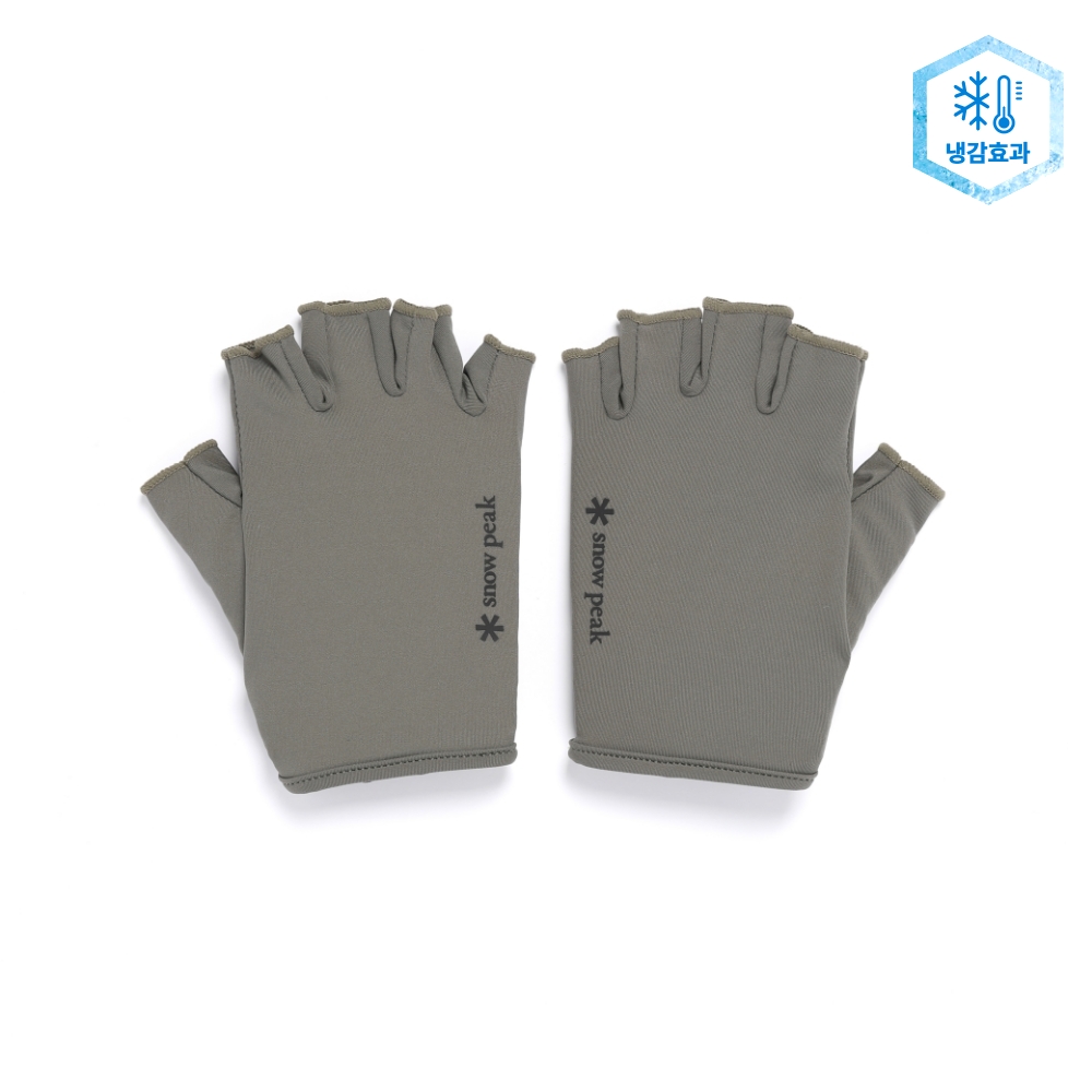 UV 차단 냉감 반장갑 Khaki
