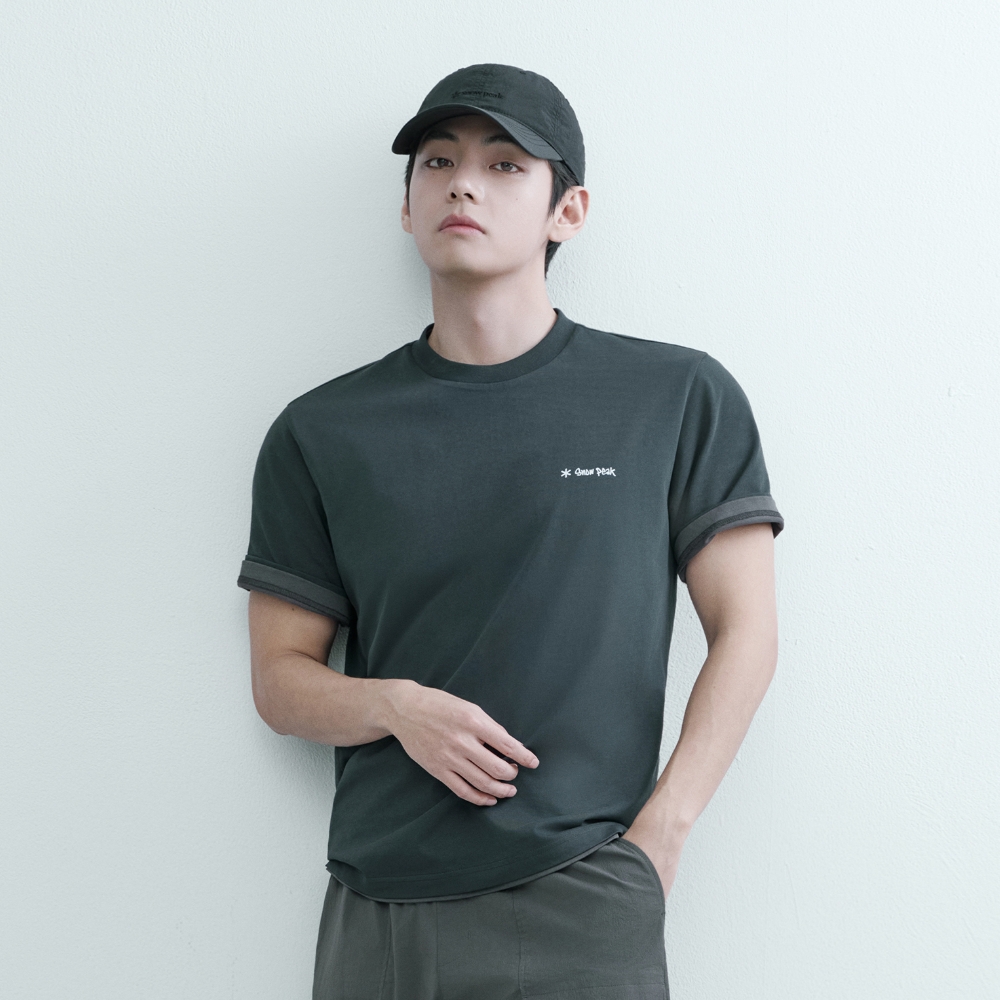 에어로쿨 두들 그래픽 반팔 티셔츠 Dark Navy