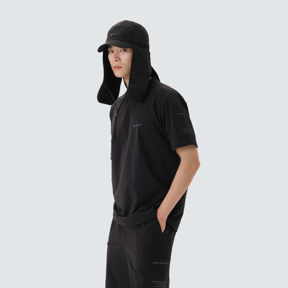 라고 반팔 티셔츠 Black