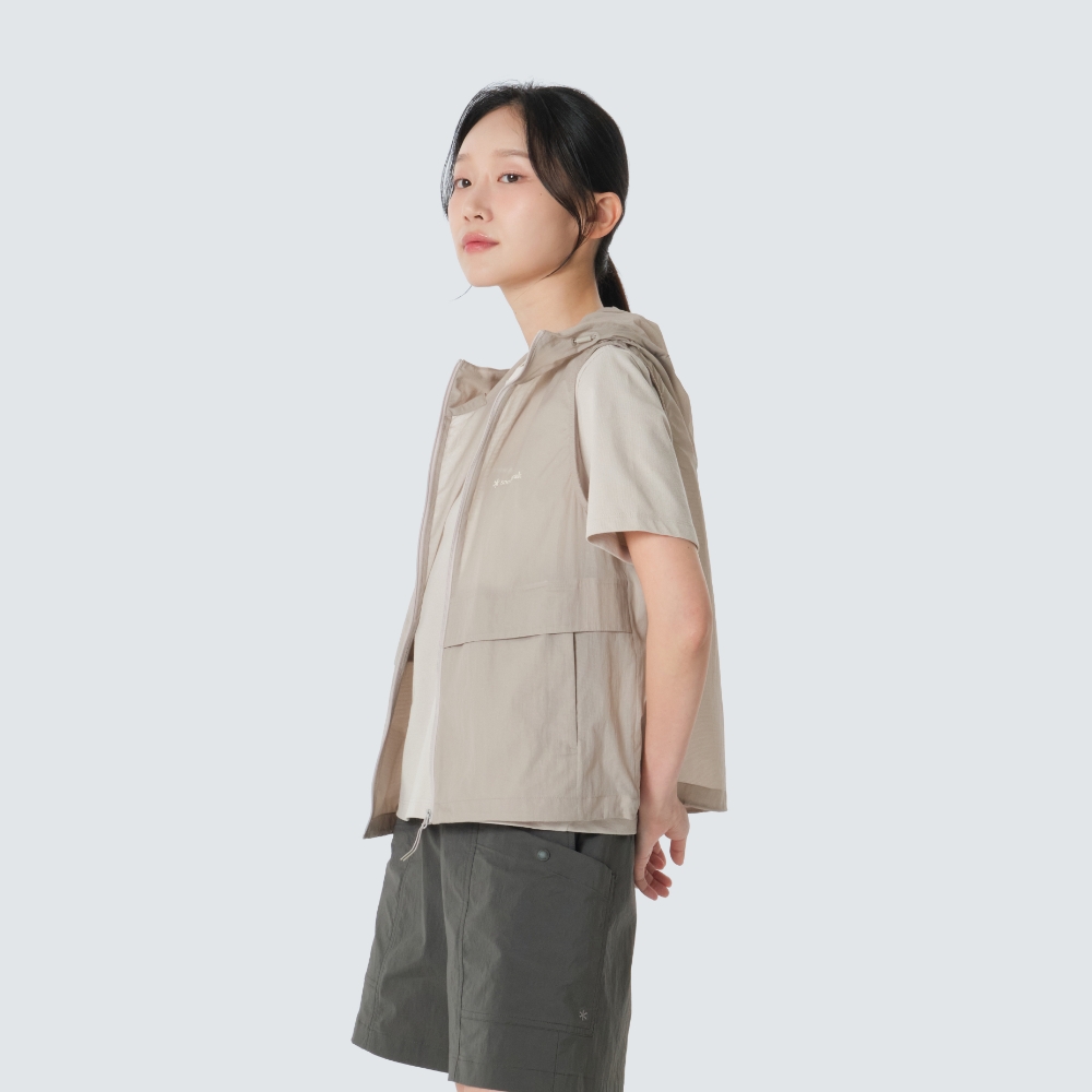 피코 초경량 여성 베스트 Sand Beige