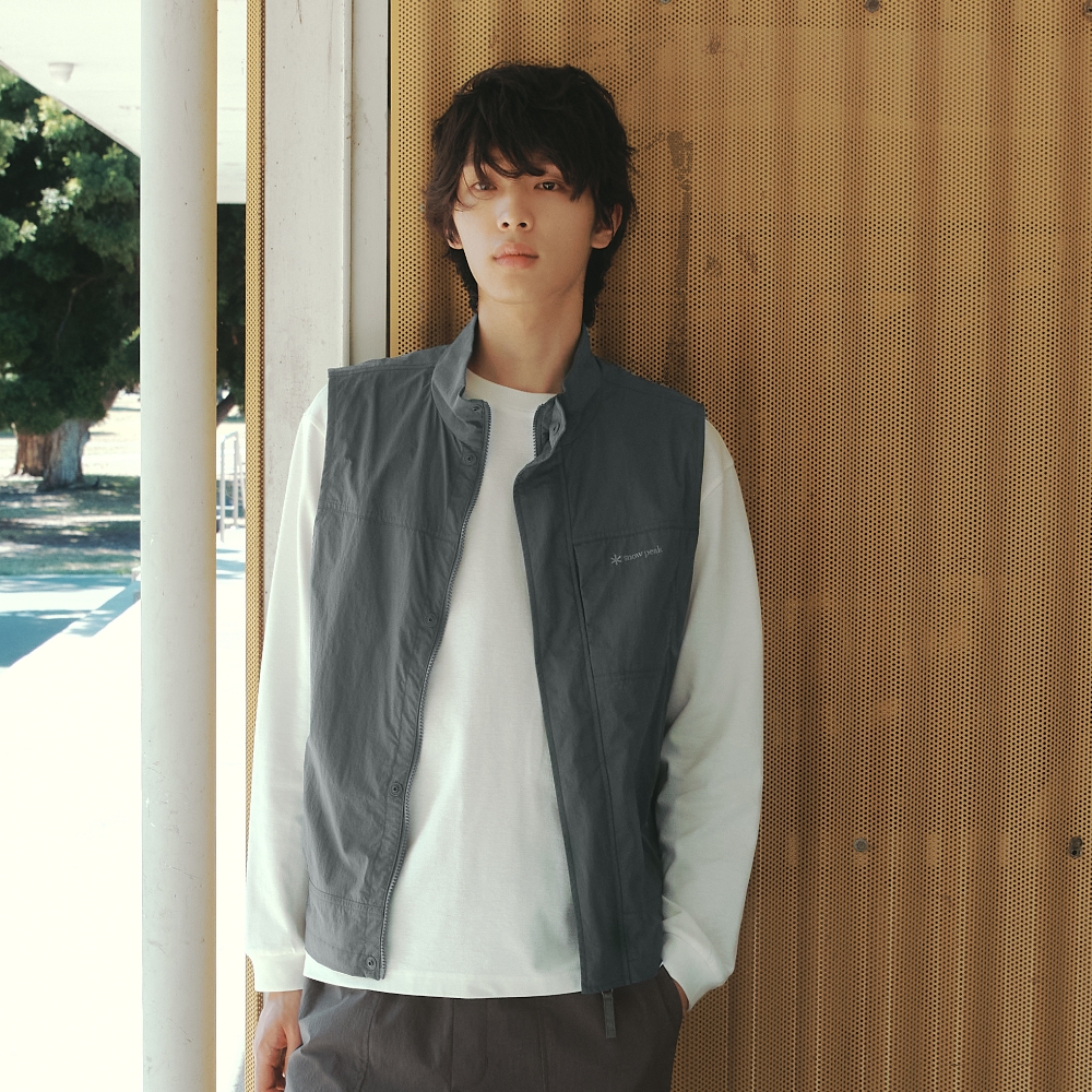 타슬란 스탠드넥 베스트 Urban Green