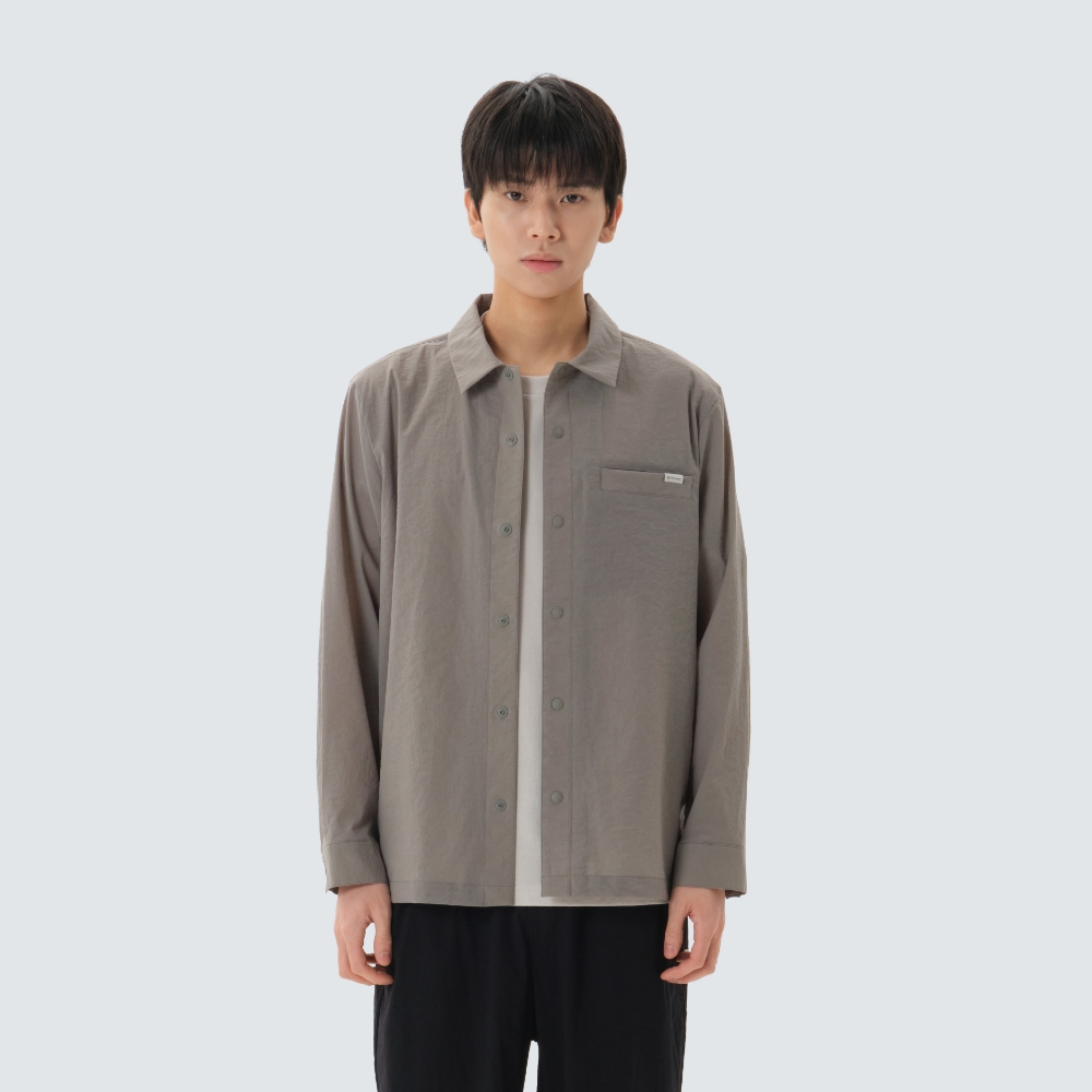미닛 긴팔 셔츠 Vintage Gray