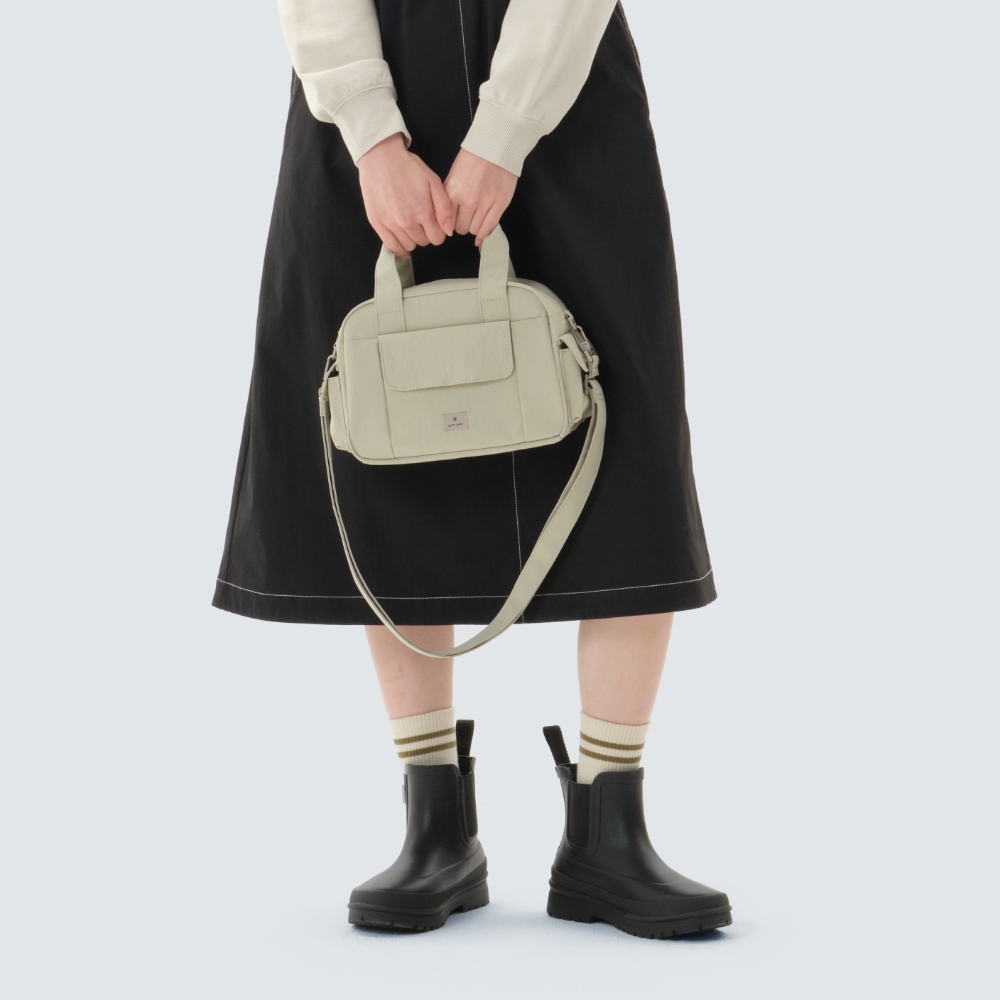 캠플 2way 포켓 토트백 3L Light Beige