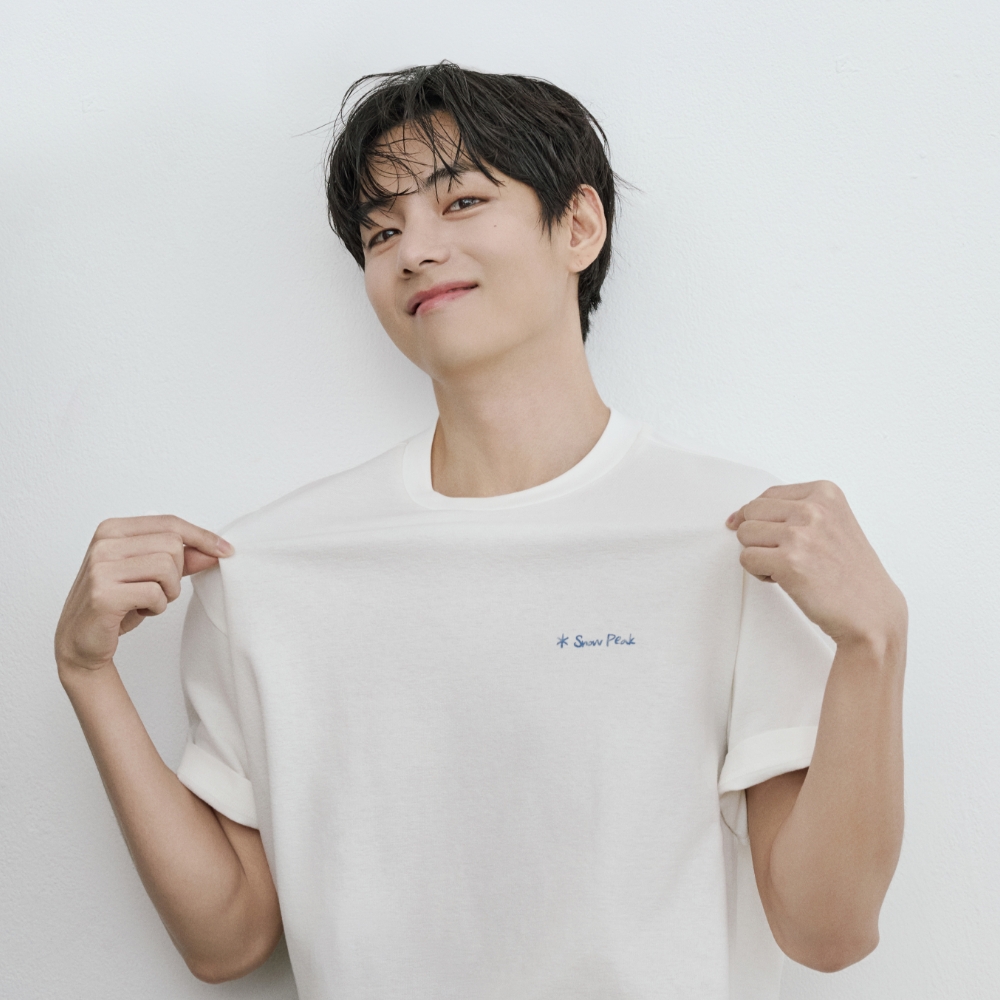 소로나 크레용 반팔 티셔츠 Off White