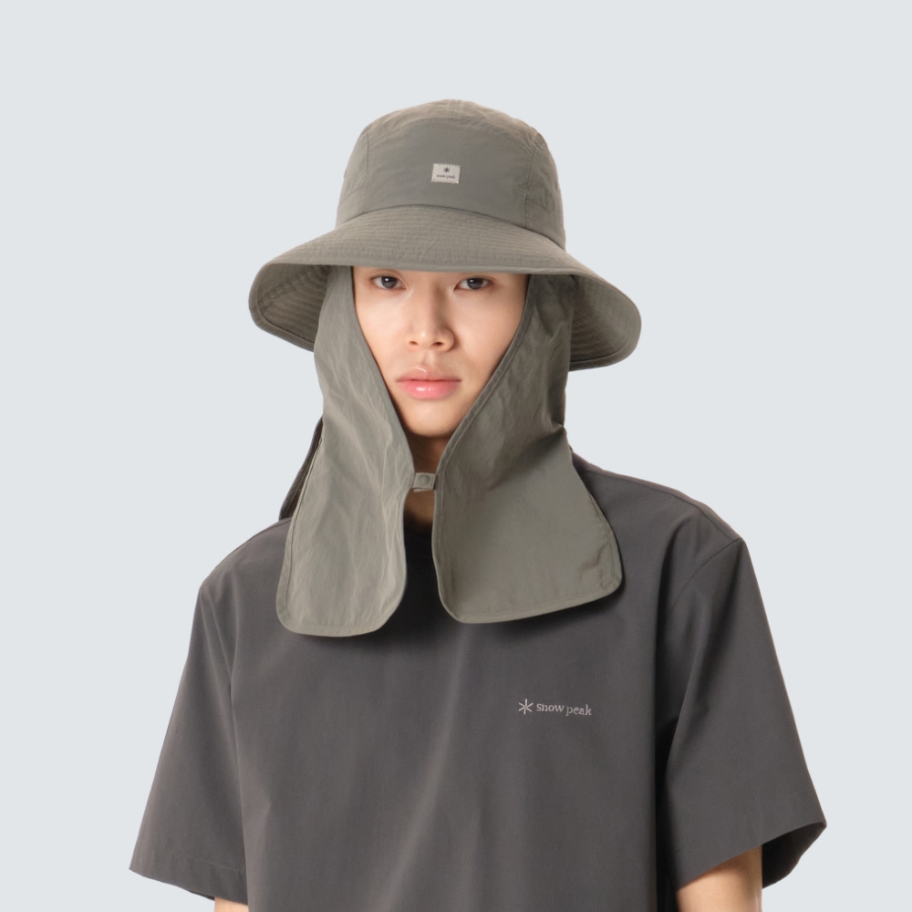 에코 타슬란 썬쉐이드 와이드 햇 Dark Khaki