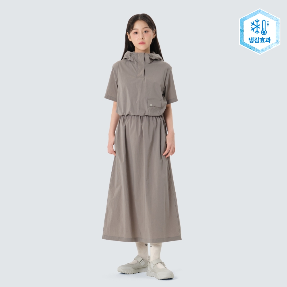 루트 아노락 원피스 Vintage Gray