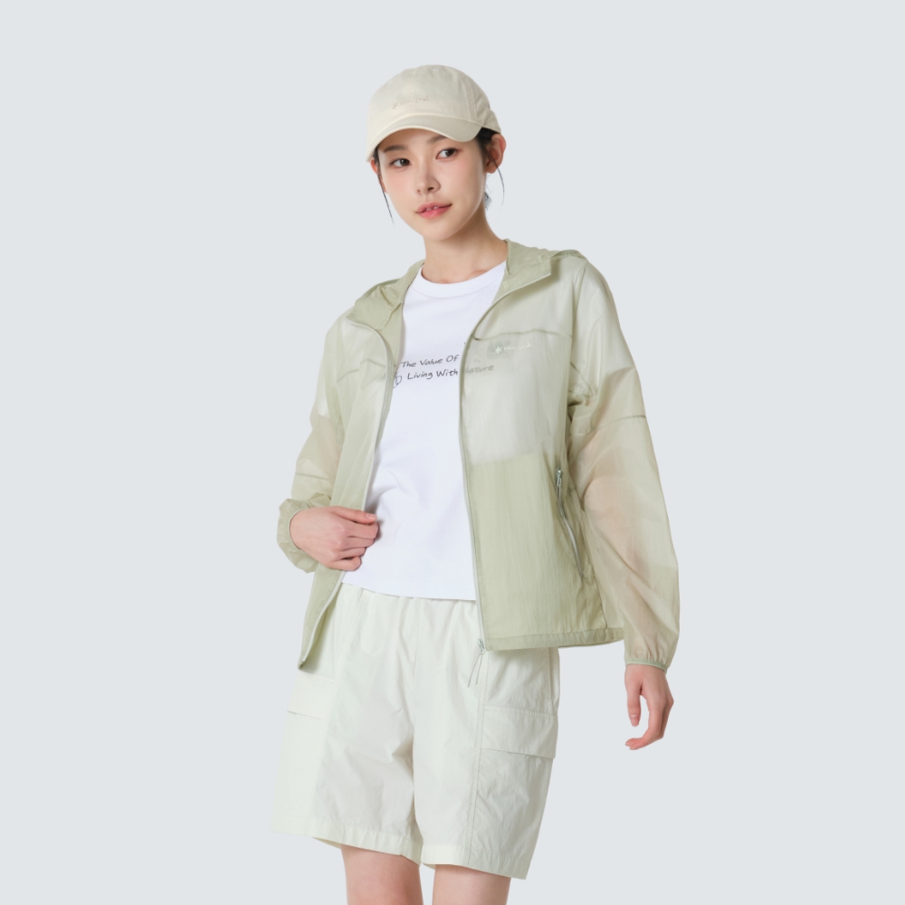 피코라이트 초경량 여성 바람막이 Smog Khaki