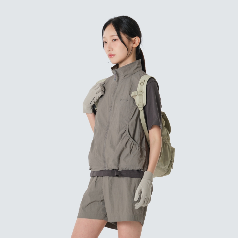 피코 선블록 초경량 여성 스탠드넥 베스트 Vintage Gray