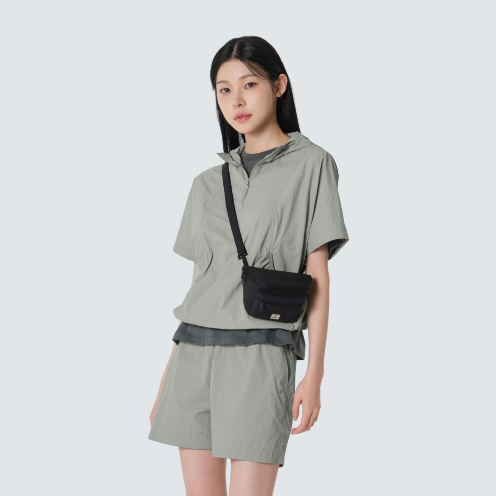 피코 선블록 초경량 여성 반팔 아노락 Light Khaki