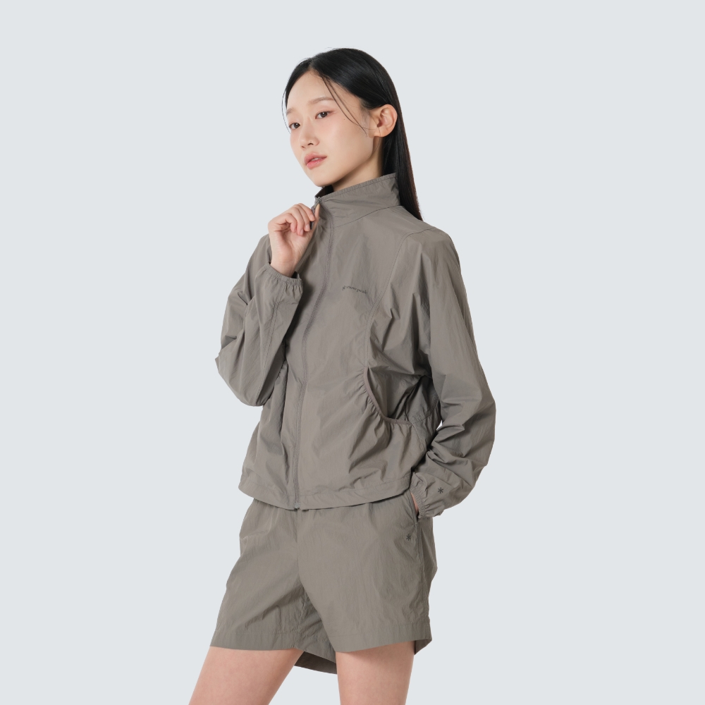 피코 선블록 초경량 여성 스탠드넥 바람막이 Vintage Gray