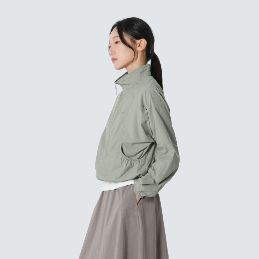 피코 선블록 초경량 여성 스탠드넥 바람막이 Light Khaki