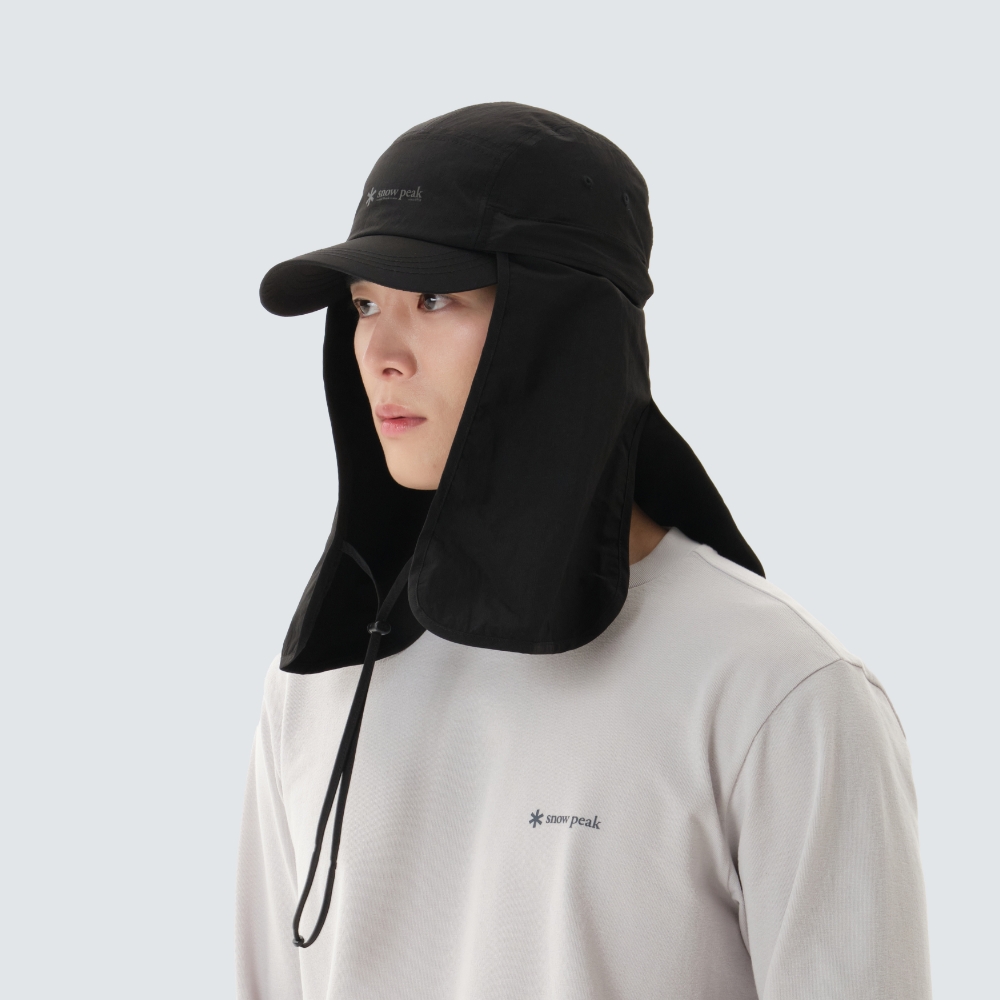 에코 타슬란 썬쉐이드 캠프캡 Black