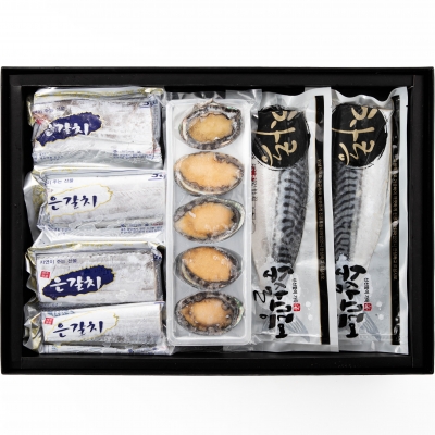 차롱 전복 + 은갈치 + 고등어살, 추석 선물세트.