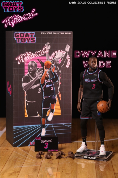 GOAT TOYS 1/6 NBA 마이애미 드웨인 웨이드 100체 한정