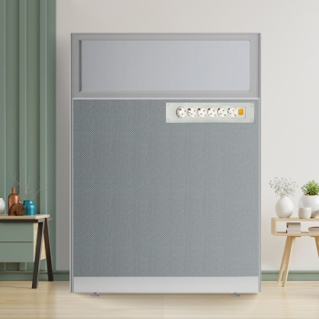 45T PVC 고급 300유리 콘센트형 파티션[H1500]