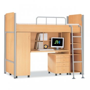 NSH-6008-1 철제1인용침대 복합형(매트포함)