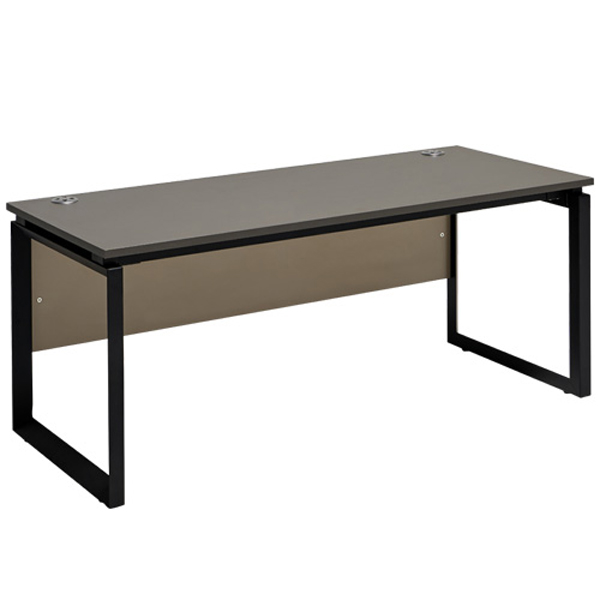 SL-502-1 심플일자 A형 책상,블랙LEG