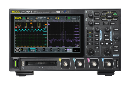 RIGOL 포터블 오실로스코프 DHO924S  250 MHz, 1.25 GSa/s, 50 Mpts, 4CH  함수발생기내장형