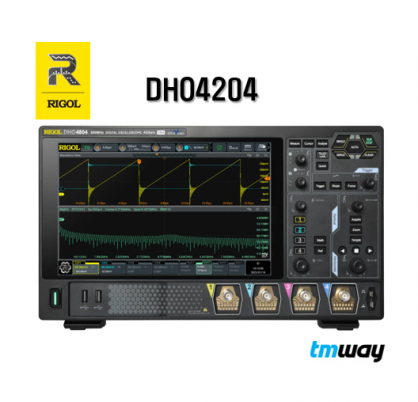 DHO4204 RIGOL 오실로스코프 200MHz, 4CH 12bit수직분해능