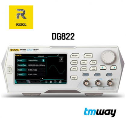 RIGOL DG822 리골 임의파형 함수발생기  25MHz 2채널 Arbitrary Function Generator