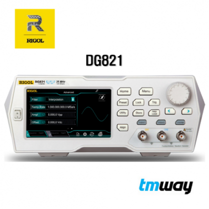 RIGOL DG821 리골 임의파형 함수발생기  25MHz 1채널 Arbitrary Function Generator