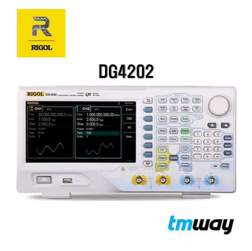 RIGOL DG4202 임의파형 함수발생기 200MHz, 2CH, 500MSa/s