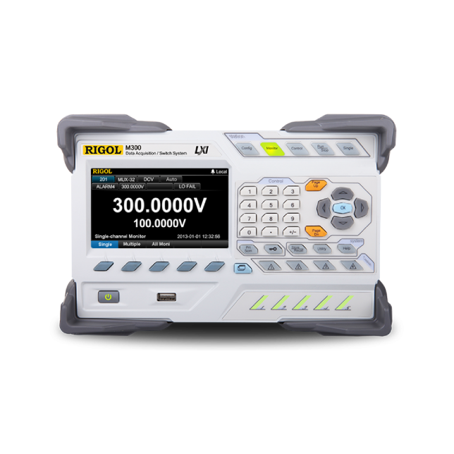 M300 | 리골 M300 시리즈 | 데이터로거 | DAQ | 데이터수집 메인프레임 | Rigol | 멀티채널 측정 | 전압, 주파수, 저항 측정