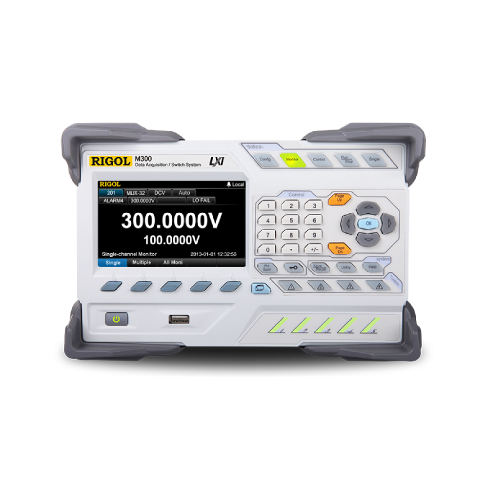 M300 | 리골 M300 시리즈 | 데이터로거 | DAQ | 데이터수집 메인프레임 | Rigol | 멀티채널 측정 | 전압, 주파수, 저항 측정