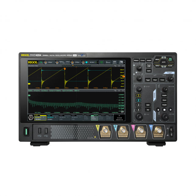 DHO4204 | 리골 DHO4000 시리즈 | 오실로스코프 | Rigol | 200Mhz | 4CH | 4GSa/s | 500Mpts(옵션)