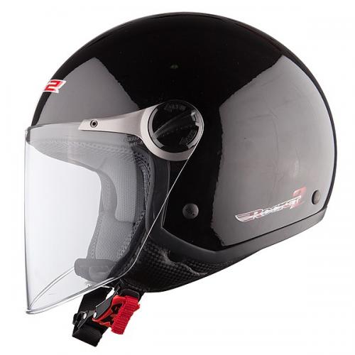 LS2 OF560 글로스 블랙 오픈 페이스 헬멧