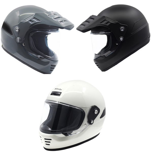 벨로시티 V-MAX 클래식 레트로 풀페이스 헬멧