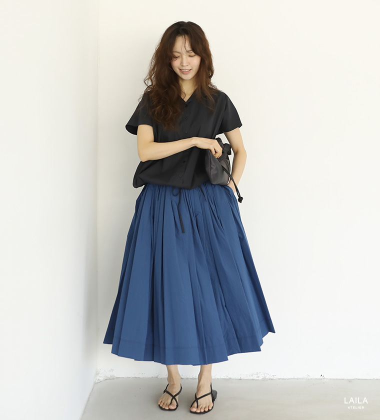 콜리나 폴리에스터 스커트