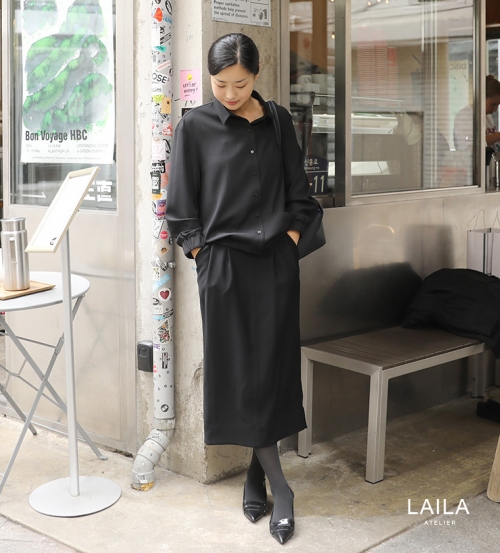 라무르 점퍼 블라우스