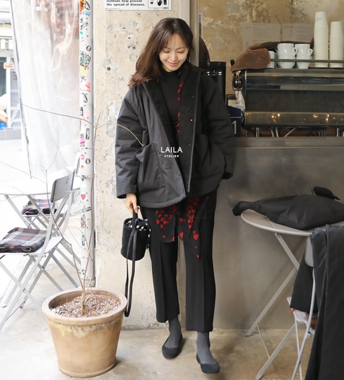 누와 시어링 패딩 자켓