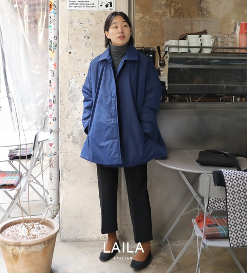 파리지엔 패딩 하프 코트