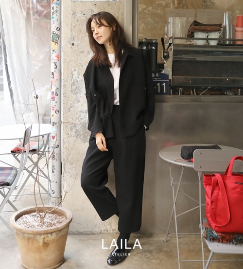 더블 울 팬츠