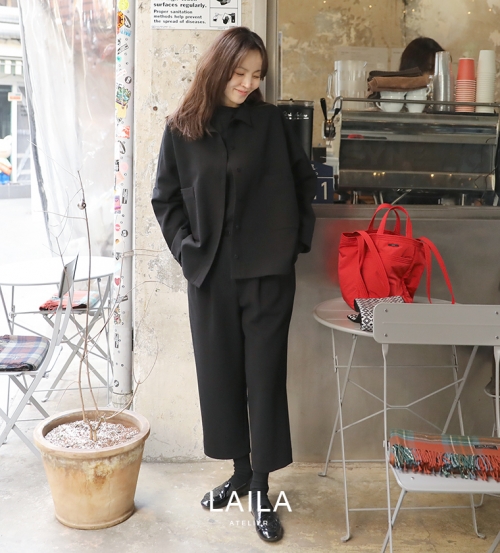 더블 울 박시 블켓