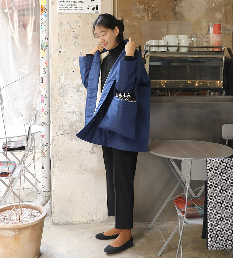 파리지엔 패딩 토트백