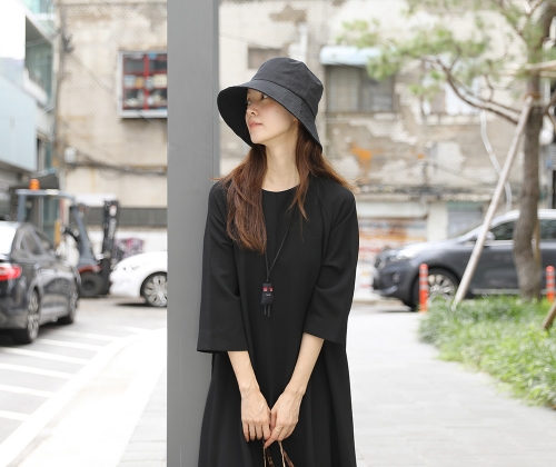 폴리 누와 롱 드레스