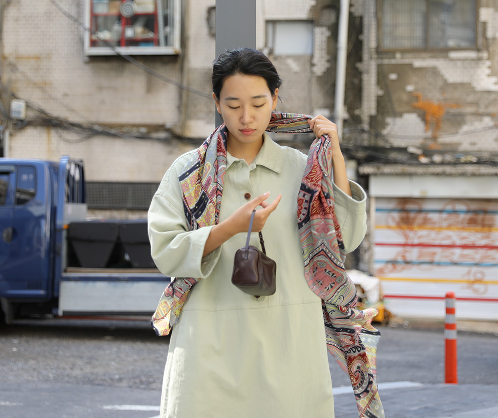 프랭크 코튼 셔츠 원피스