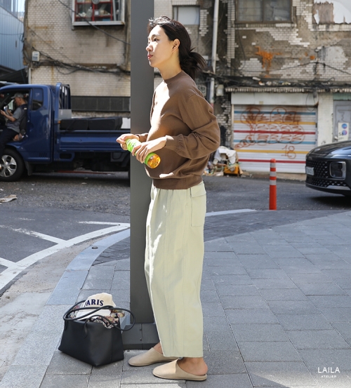 프랭크 코튼 와이드 팬츠