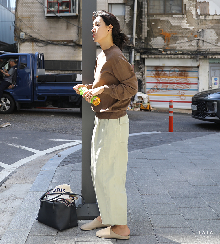 프랭크 코튼 와이드 팬츠