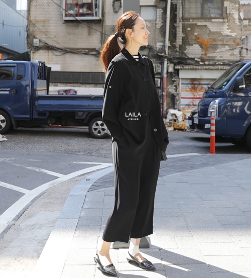 라무르 가디건 버튼 자켓